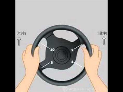Steering a car video lesson. Pull Push Steering Technique from Sydney Based Driving ...