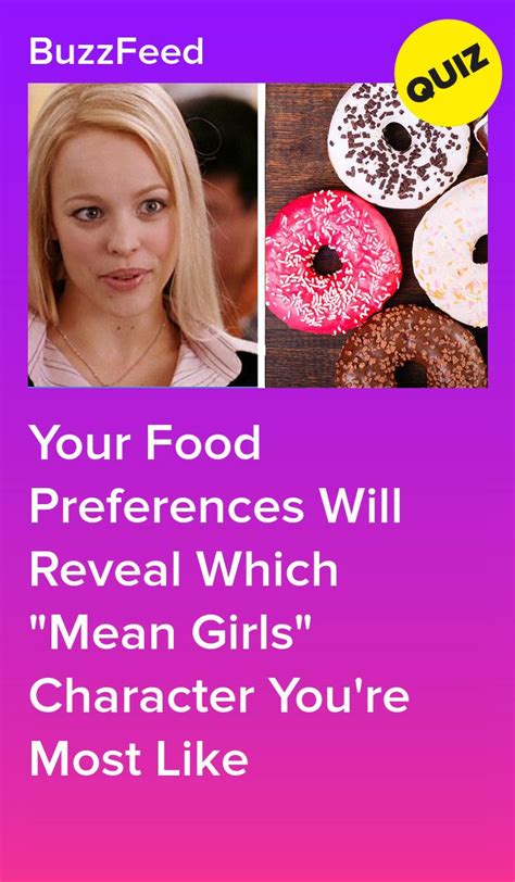 Your Food Preferences Will Reveal Which Mean Girls Character Youre