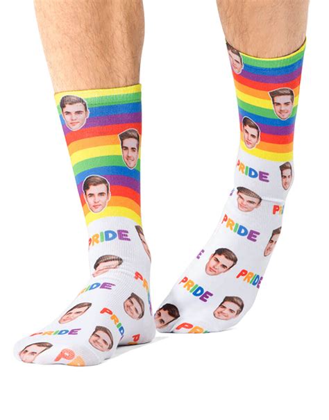 Rainbow Pride Socks Personalised Pride Socks Super Socks