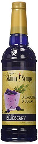 Jordans Skinny Gourmet Syrups Sugar Free Syrup Blueberry Ounce From