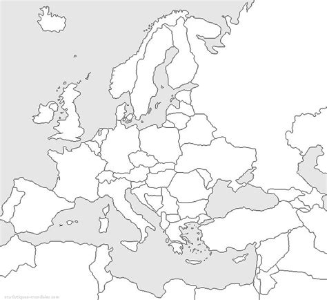 Carte Vierge Europe Europe Map Europe Map Printable Blank World Map
