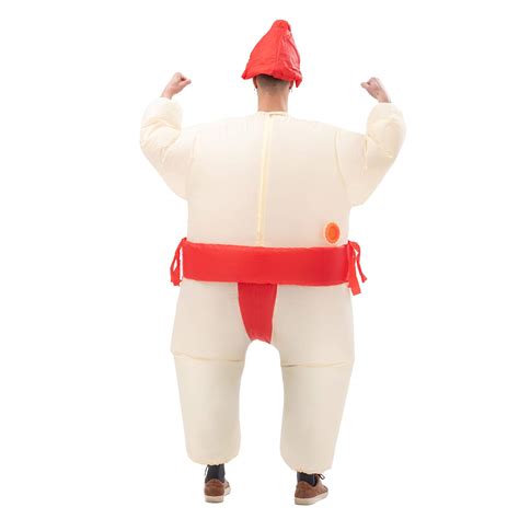 sumo inflatable costume blow up wrestler suit fancy dress funny jumpsuit for halloween cosplay