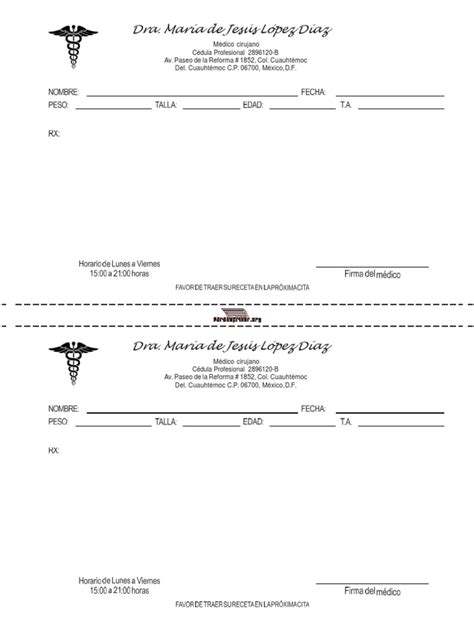 Modelo De Receta Medica Para Imprimir Actualizado Agosto 2023 Porn Sex Picture