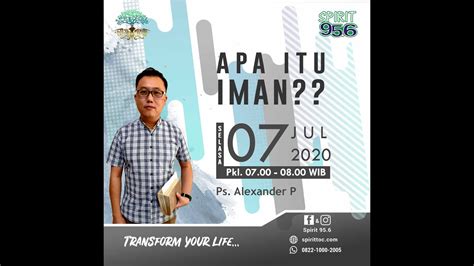 Terms in this set (9). Apa Itu Iman? - Ps. Alexander Pudjihartono (Spirit Wisdom ...