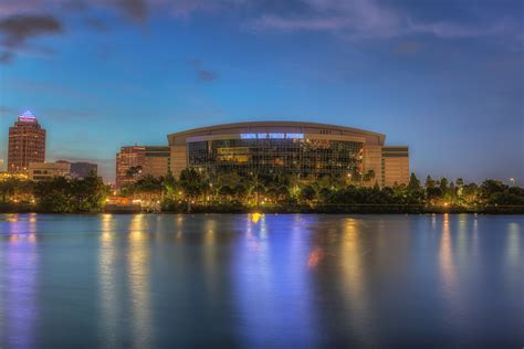 Tampa Skyline And The Tampa Bay Times Forum Matthew Paulson Photography
