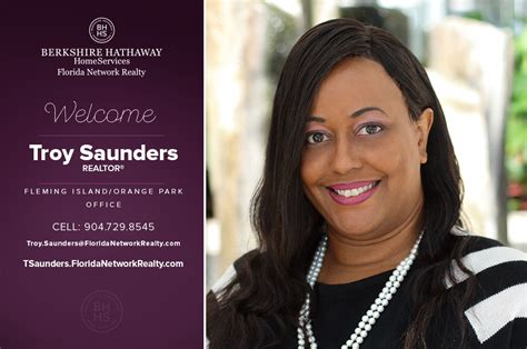 Berkshire Hathaway Homeservices Florida Network Realty Welcomes Troy Saunders Fleming Island