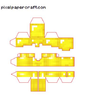 Papercraft Mini Gold Armor Minecraft Crafts Minecraft Printables