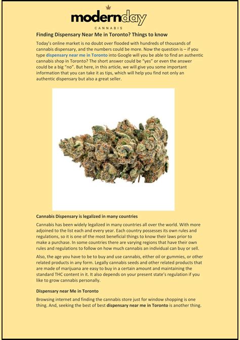 PPT - Finding The Best & Trusted North York Cannabis Dispensary Shop