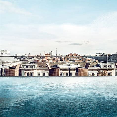 Oh Vienna View Across The City From The Rooftop Infinity Pool Of The