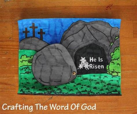 Empty Tomb Crafting The Word Of God Childrens Church Crafts Vbs