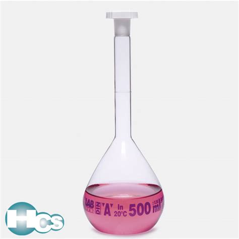 Class A Volumetric Flask Clear Glass Isolab Hcs Scientific And Chemical Pte Ltd