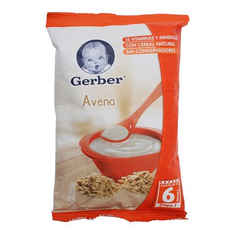 Cereal Gerber 1a Etapa Avena Bolsa 300 Gr Lagranbodega