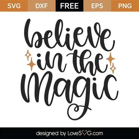 Inspirational Svg Believe In Magic Svg Geotv Craft Supplies And Tools