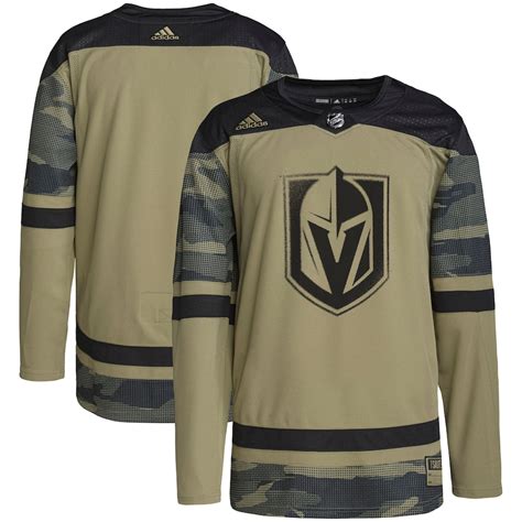 Vegas Golden Knights Adidas Military Appreciation Team Authentic