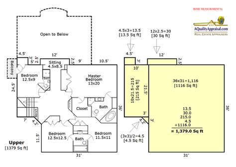 When measuring square footage for tile, how much overage should you account for? how calculate square footage house calculating the residential homes | House design, House ...