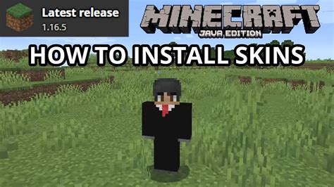 Minecraft Java 1165 How To Change Your Skin Minecraft Java Edition