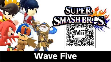 Sry for my bad english. Geno, Takamaru, Ashley, Gil, & Knuckles Mii Fighter QR Codes for Smash Bros - YouTube