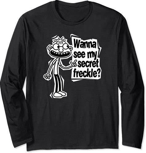 Diary Of A Wimpy Kid Fregley Secret Freckle Long Sleeve T