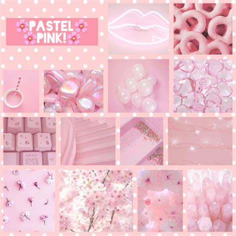 Pastel Pink Aesthetic Collage | Aesthetic Universe Amino Pink and blue sunset colors.