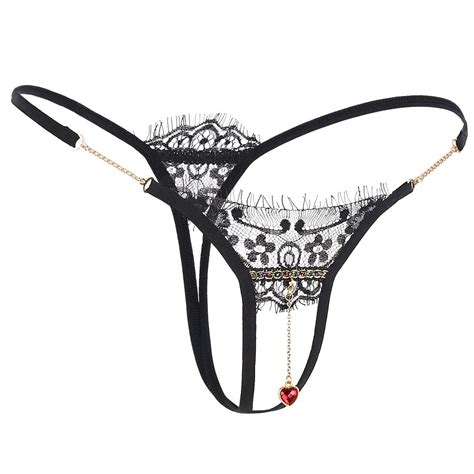 Women Sexy Lingerie Hot Erotic Open Crotch Panties Porn Lace Embroid