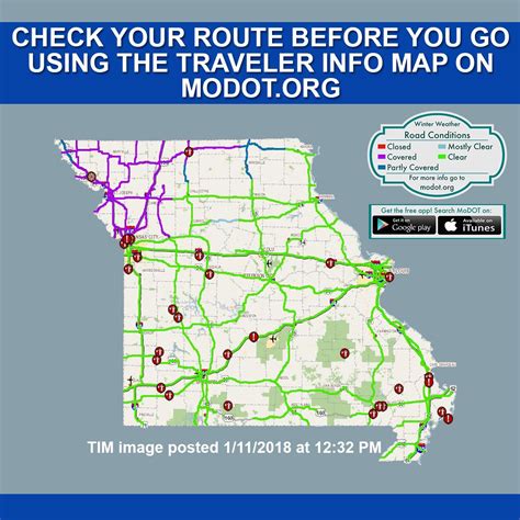 Modot Road Condition Map
