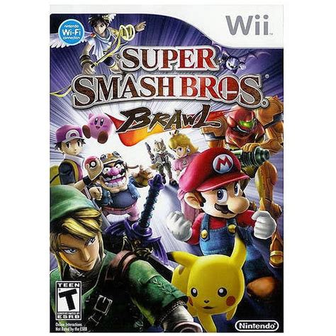 Nintendo Super Smash Bros Brawl Wii Video Game Walmart Com