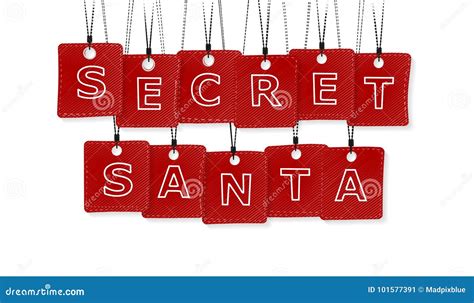 Secret Santa Stock Vector Illustration Of White Symbol 101577391