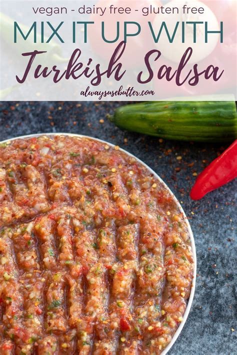 Acili Ezme Spicy Turkish Salsa Vegan Gluten Free Meze Platter