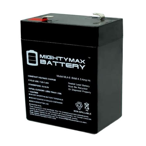 Mighty Max Battery Ml Series Rechargeable Sealed Lead Acid 645 Backup