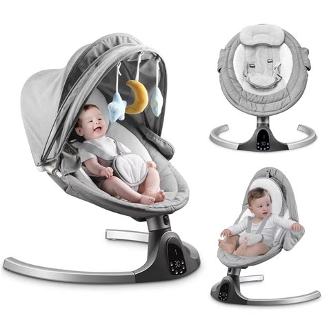 Buy Baby Swings For Infants 5 Speed Bluetooth Baby Bouncer With 3 Seat