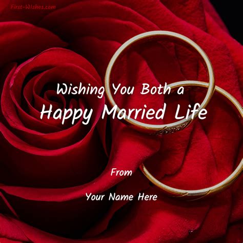 Married Life Wishes Image To Best Friend Wedding Congratulation Happy