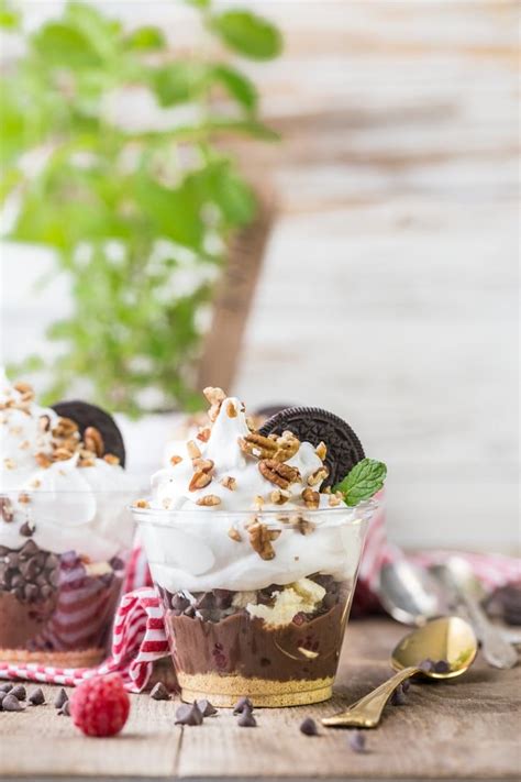 You don't even have to turn on the oven or the stove for many of these recipes, and. Individual 7 Layer Dessert Dip Cups, the perfect sweet ...