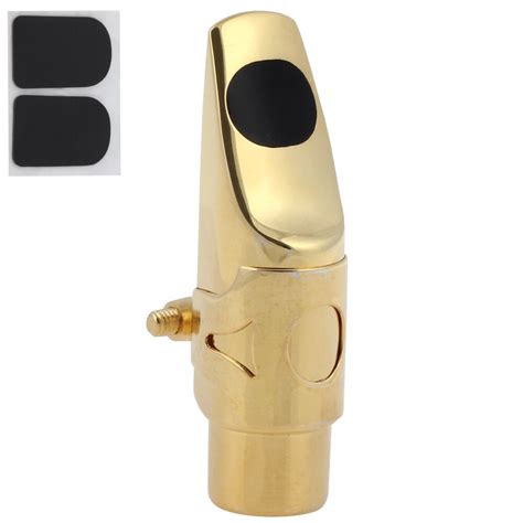Professional Gold Plated Metal Soprano Saxophone Mouthpiece 8 For Jazz