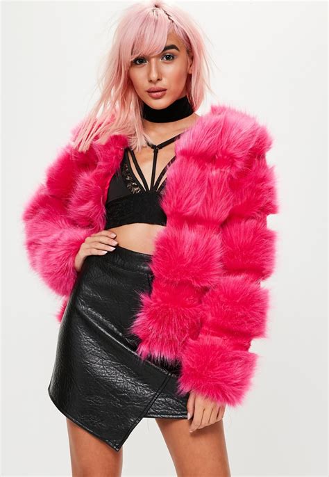 Missguided - Pink Pelted Short Faux Fur Jacket | Short faux fur jacket, Fur jacket, Faux fur jacket