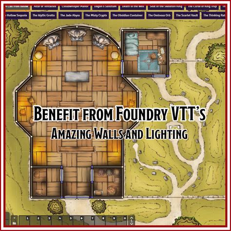 Dungeon Map Pack 2 Foundry Hub