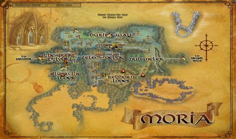 Map Of Moria Lord Of Rings Online Mserljax