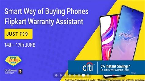We did not find results for: Flipkart super value week offer - get 5% savings on citi bank credit and debit card - 14 to 17 ...