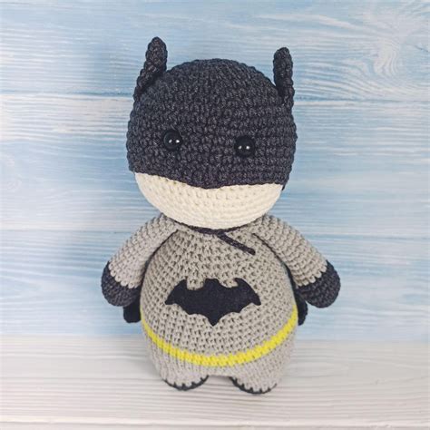 Baby Batman Amigurumi Crochet Pattern Cute Crochet Batman Etsy