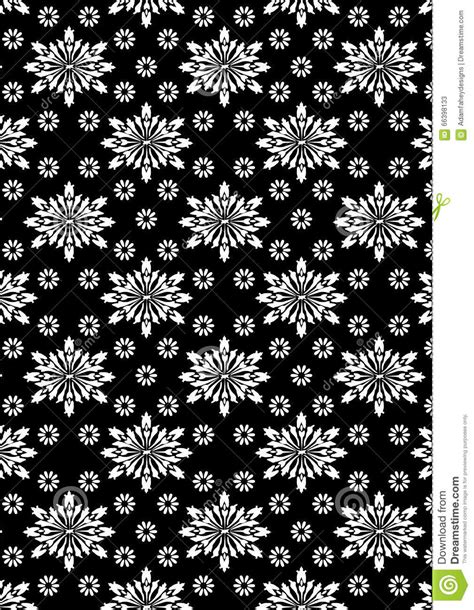 Almost files can be used for commercial. Black And White Floral Stencil Pattern Stock Vector ...