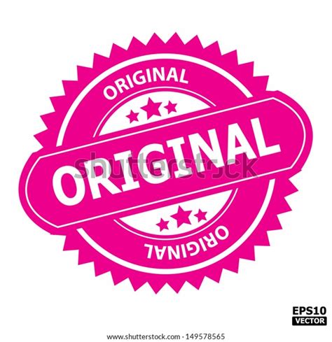 Original Rubber Stamp Signeps10 Vector Stock Vector Royalty Free