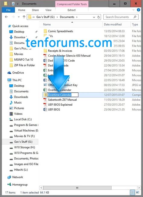Zip A File Or Folder In Windows 10 Tutorials