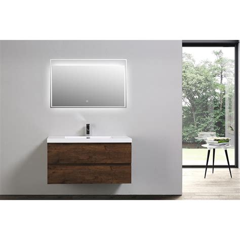 Is your bathroom vanity outdated, damaged or an ugly color? Buy Angela 41.9" Wall-Mount Bathroom Vanity in Rosewood TN ...