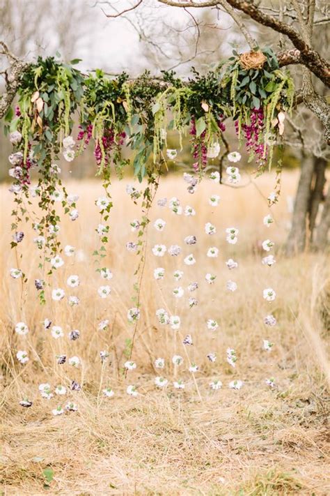 To spruce it up, you can paint the pallets. Hanging flowers, Backdrops and Flower backdrop on Pinterest