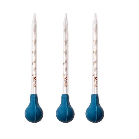 Buy Junetree Glass Graduated Droppers Pipettes With Rubber Cap For
