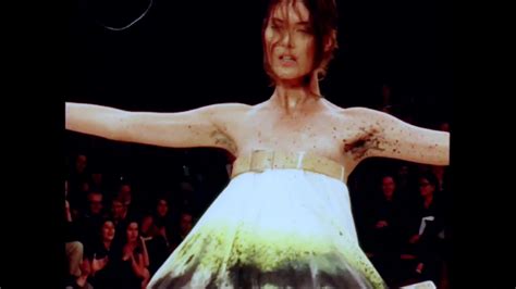 Watch Alexander Mcqueens Spring 99 Show Featuring Shalom Harlow And