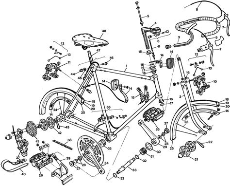 Bicycle Technical Drawing At Getdrawings Free Download