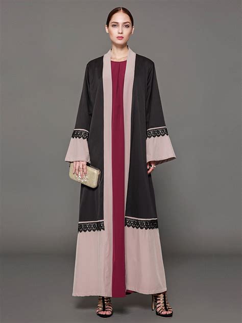 5xl new muslim abaya turkish caftan women cardigan long sleeves lace robes plus size dresses