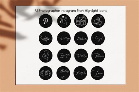 Photographer Instagram Story Highlight Icons Photography Etsy