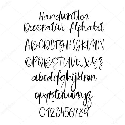 Free Downloadable Font Lettering Alphabet Hand Lettering Alphabet
