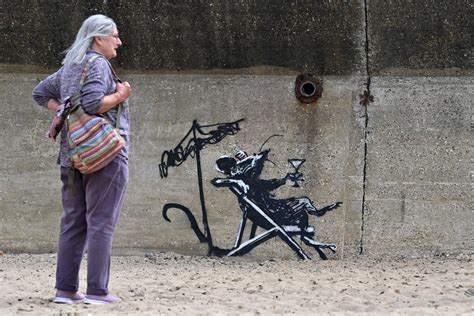Banksy Mural Vandalized Days After Artwork Was Confirmed Authentic